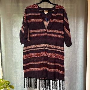 Beautiful oversized swim cover-up